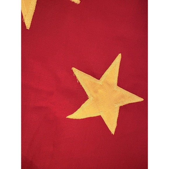 Vintage People's Republic Of China Art Decor Large 4x6 Flag Cotton - Picture 3 of 4